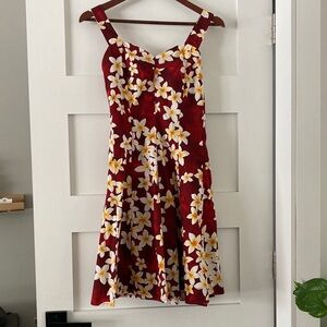 Royal Hawaiian Creations Dress Women’s Medium Made in Hawaii Floral Beach Party